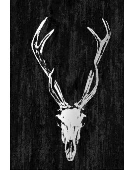 White And Gray Antelope Head