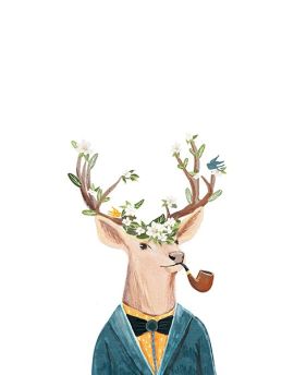 Cartoon Daddy Deer
