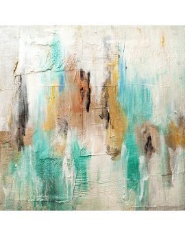 Teal And Brown Wall Art