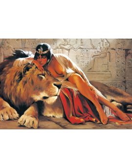 Lion And Girl
