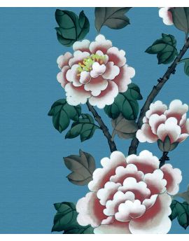 Large Red And White Flowers