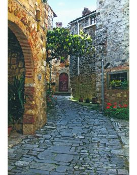 Narrow,Winding Street