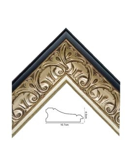Classical Frame, width 107mm, thickness 40mm, SOAPS1030580WH
