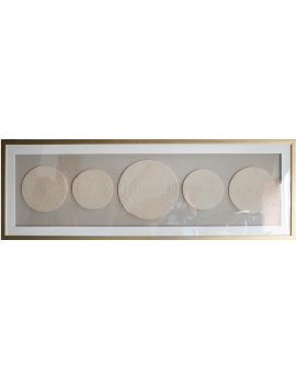 Creative Hemp Rope Disks Wall Art