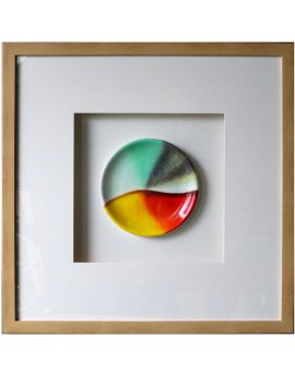 3D Colorful Porcelain Plates Wall Art