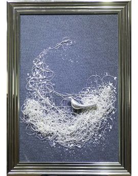 3D Metal Bird In Nest