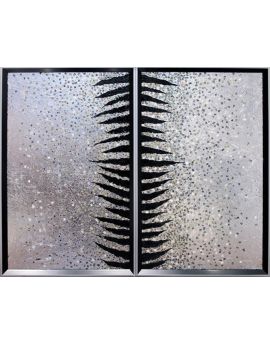 Abstract Silver Wall Art