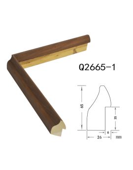 Solid Wood Frame, width 26mm, thickness 65mm, SOAWF2021166GJ
