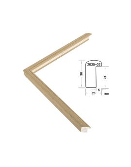 Solid Wood Frame, width 20mm, thickness 30mm, SOAWF2021192HJ