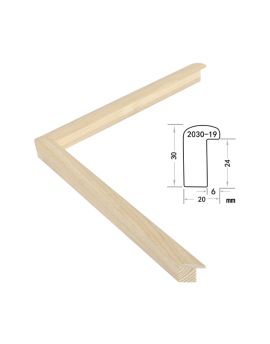 Solid Wood Frame, width 20mm, thickness 30mm, SOAWF2021196HN