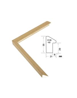 Solid Wood Frame, width 21mm, thickness 35mm, SOAWF2021197HO