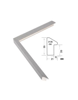 Solid Wood Frame, width 21mm, thickness 35mm, SOAWF2021198HP