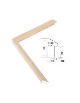 Solid Wood Frame, width 21mm, thickness 35mm, SOAWF2021201HS