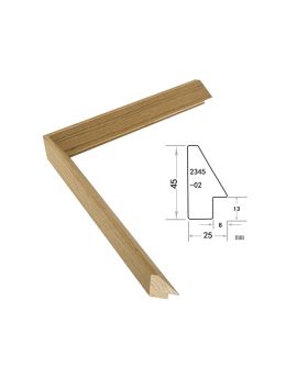 Solid Wood Frame, width 25mm, thickness 45mm, SOAWF2021202HT