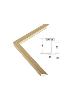 Solid Wood Frame, width 25mm, thickness 40mm, SOAWF2021207HY