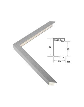 Solid Wood Frame, width 25mm, thickness 40mm, SOAWF2021208HZ