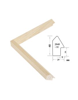Solid Wood Frame, width 29mm, thickness 48mm, SOAWF2021227IS