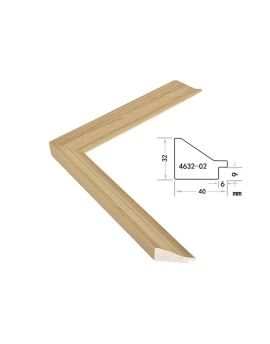 Solid Wood Frame, width 40mm, thickness 32mm, SOAWF2021245JK