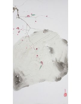 Plum With Flower Buds