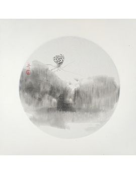 Chinese Ink Seedpod Of Lotus