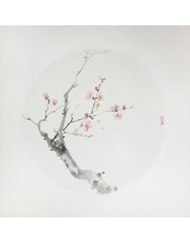 Elegant Pink Plum Blossom