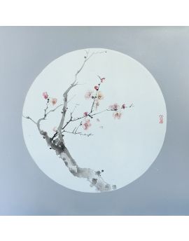 Plum Branches In Flowers