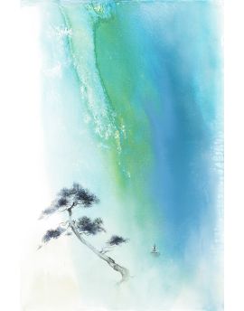 A Pine Tree With Graceful Posture