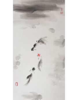 Three Lively Goldfish